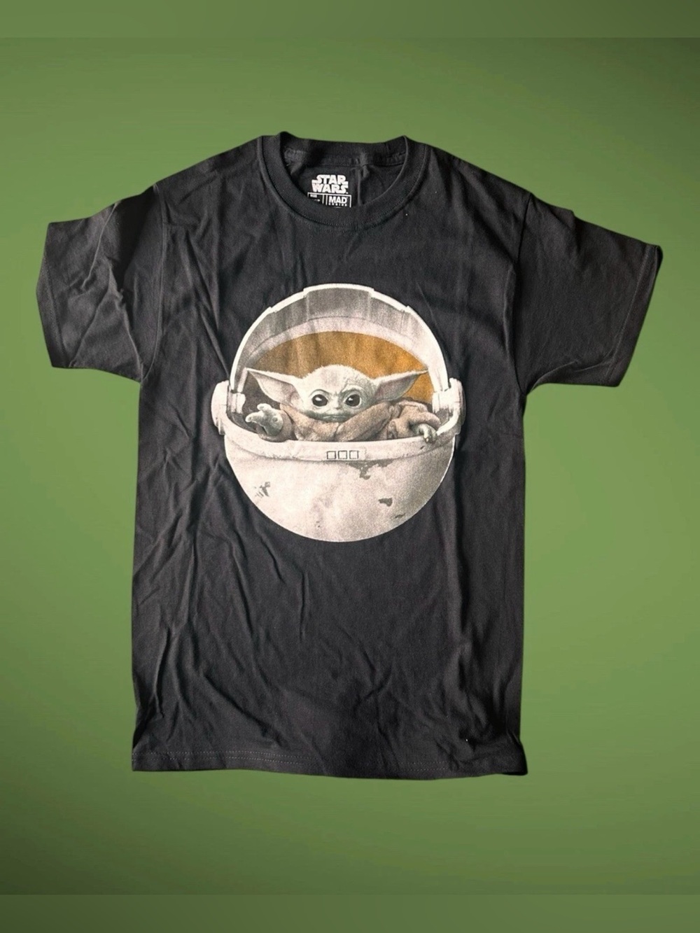 Star Wars Baby Yoda Unisex T-shirt Tee Black T-Shirt Tee Mandalorian